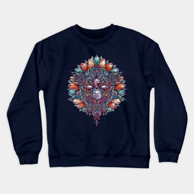 Heart of Mask Crewneck Sweatshirt by jml2art